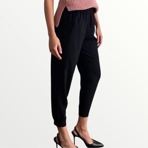Aritzia Babaton Harvey Pant Terado Joggers Black Trousers Size 0